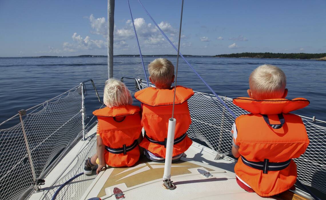 Children on a Sailboat