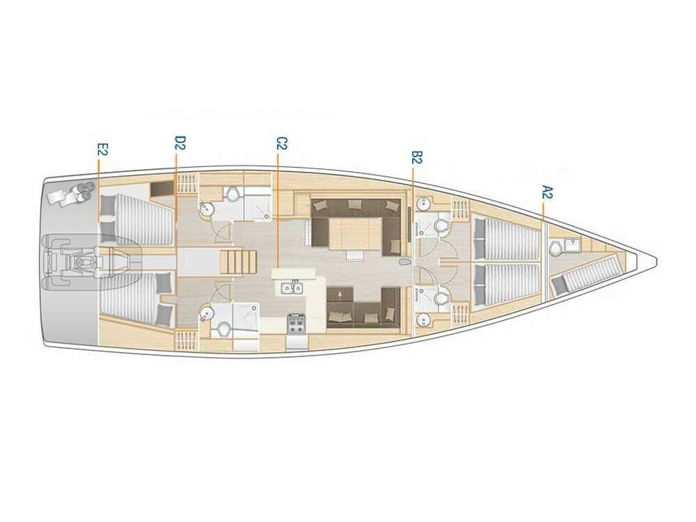 Hanse 588 Stardust 1