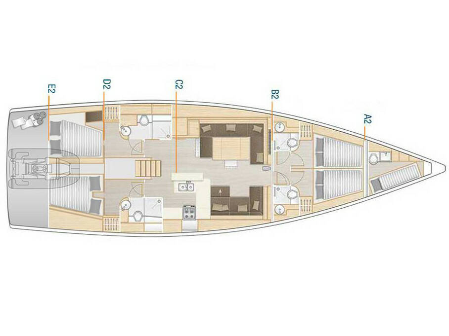 Hanse 588 Stardust 1